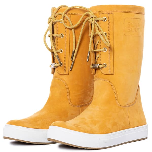 Boat Boot Saappaat Laceup Leather Oranssi EU 37 Nainen