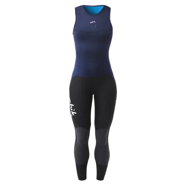 Zhik Long John Microfleece V Skiff Neopreenistä Valmistettu Hihaton Puku Musta L Nainen