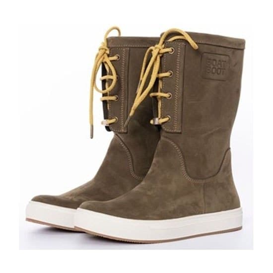 Boat Boot Laceup Leather Stövlar Brun EU 43 Kvinna