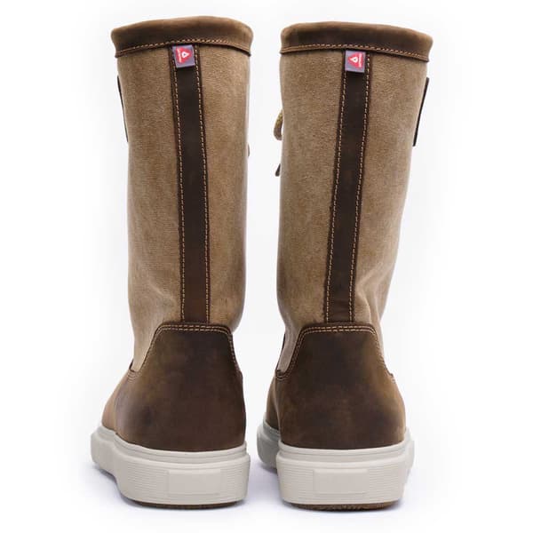 Boat Boot Canvas Laceup Stövlar Brun EU 44 Kvinna