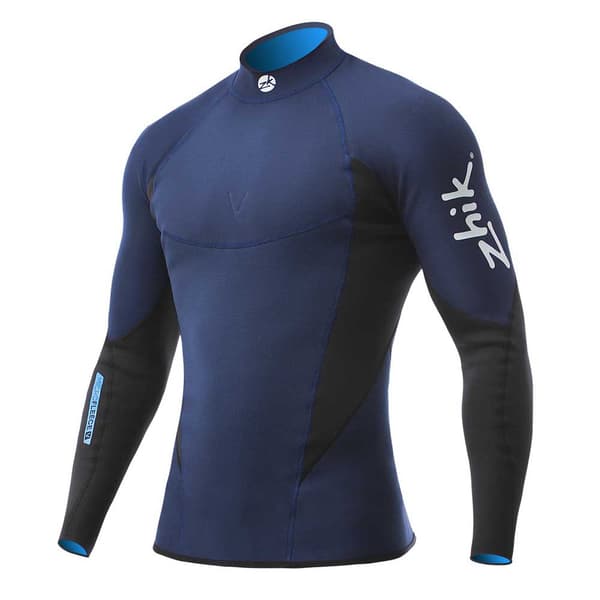 Zhik Microfleece™ V Neopreeninen Pitkähihainen T-paita Sininen L Mies