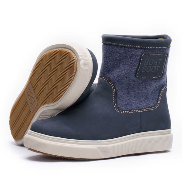 Boat Boot Canvas Lowcut Stövlar Blå EU 41 Kvinna