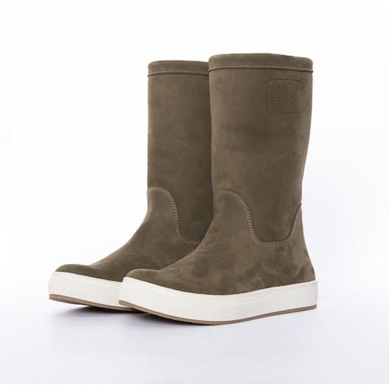 Boat Boot None Lace Leather Støvler Grøn EU 38 Kvinde