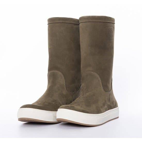 Boat Boot None Lace Leather Støvler Grøn EU 38 Kvinde