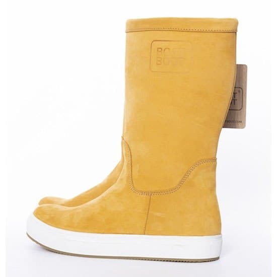 Boat Boot None Lace Leather Stövlar Gul EU 40 Kvinna