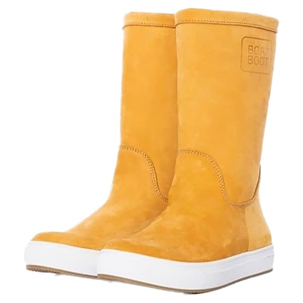 Boat Boot None Lace Leather Stövlar Gul EU 40 Kvinna
