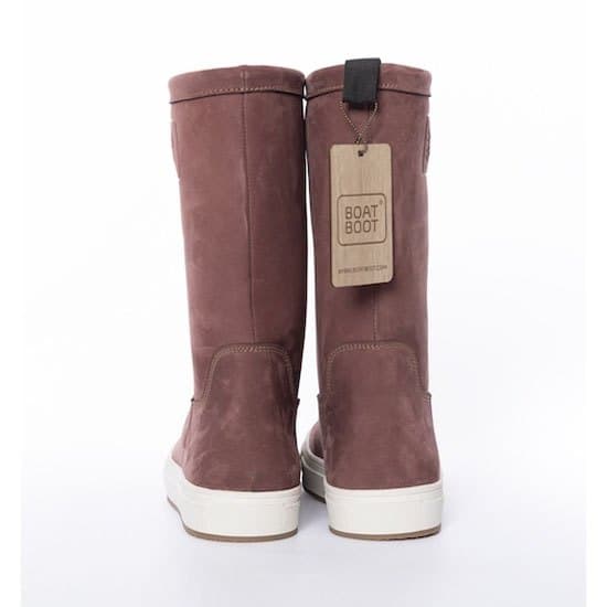 Boat Boot None Lace Leather Stövlar Röd EU 40 Kvinna