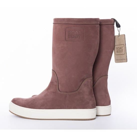 Boat Boot None Lace Leather Stövlar Röd EU 40 Kvinna