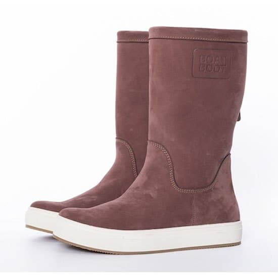 Boat Boot None Lace Leather Stövlar Röd EU 40 Kvinna