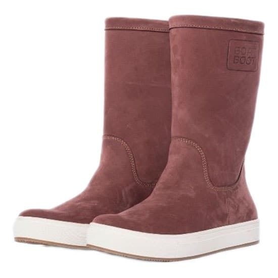 Boat Boot None Lace Leather Stövlar Röd EU 40 Kvinna