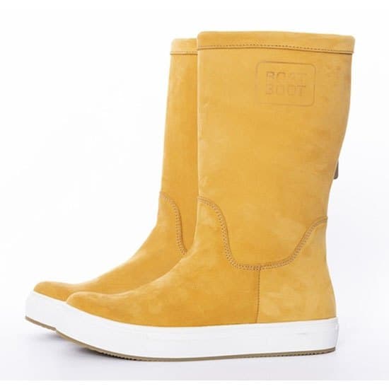 Boat Boot None Lace Leather Stövlar Gul EU 45 Kvinna