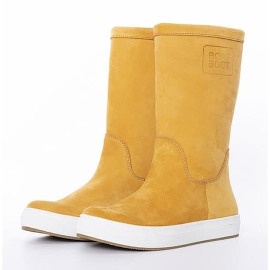 Boat Boot None Lace Leather Stövlar Gul EU 45 Kvinna