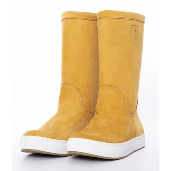 Boat Boot None Lace Leather Stövlar Gul EU 45 Kvinna
