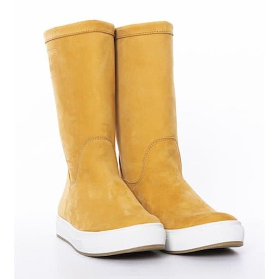 Boat Boot None Lace Leather Stövlar Gul EU 45 Kvinna