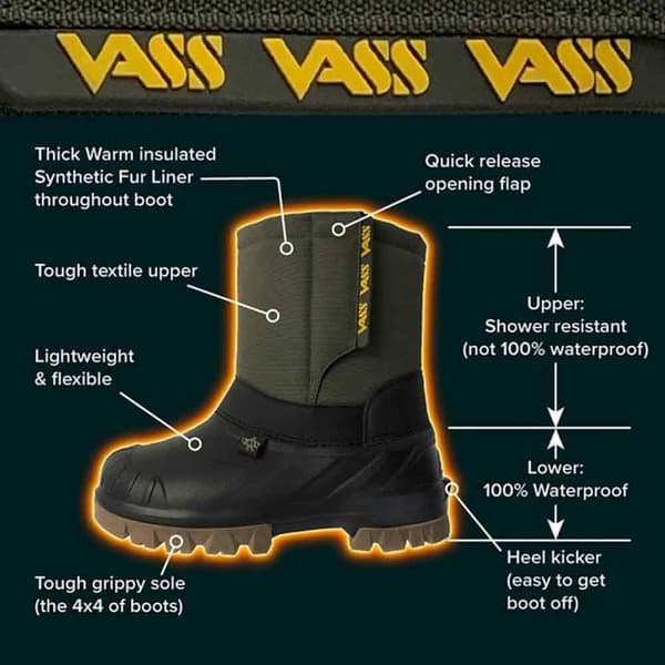 Vass Hybrid Thermo Støvler EU 41 Mand