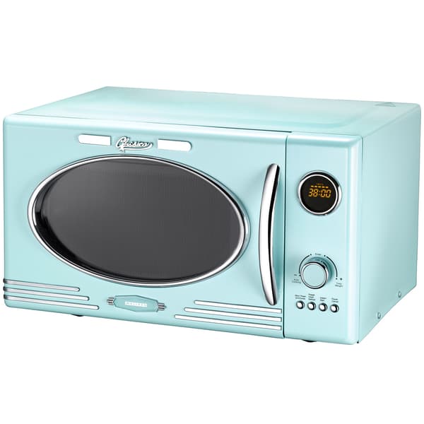 Melissa Mikrovågsugn Retro 23l 800W Grill Blå