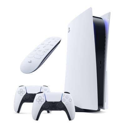 Playstation 5 All Digital + Remote + Dualsense White