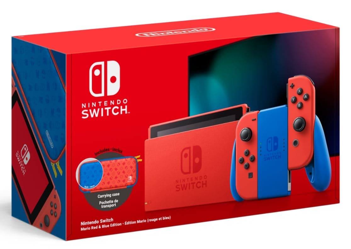 Nintendo Switch Mario Red & Blue Edition