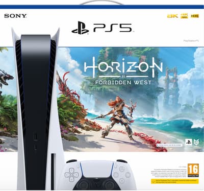 Playstation 5 Standard + Horizon Forbidden West digtial code