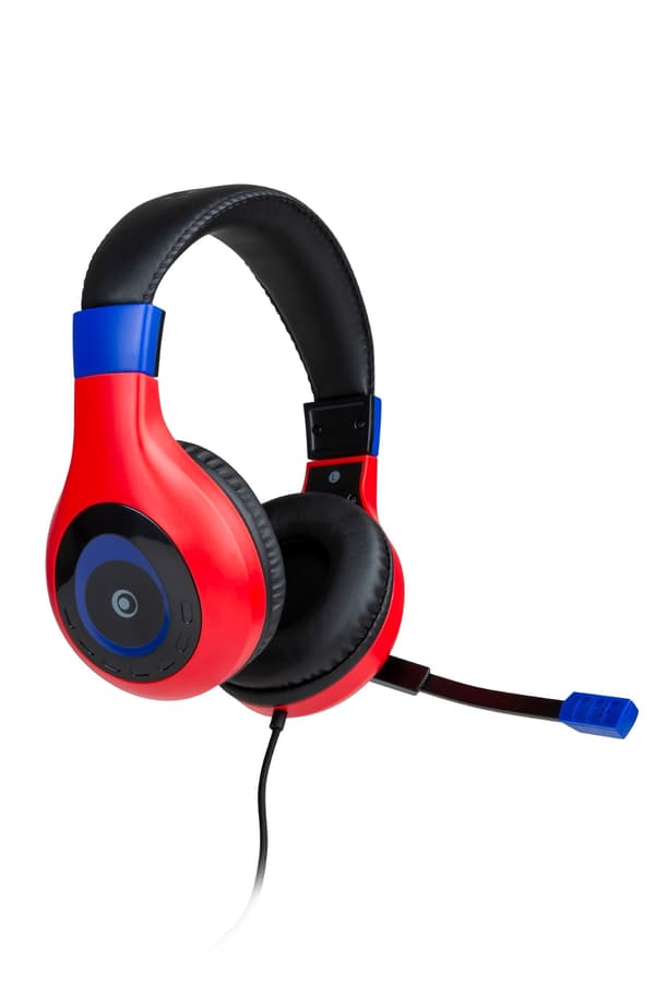 Big Ben Wired Stereo Headset - Blue and Red