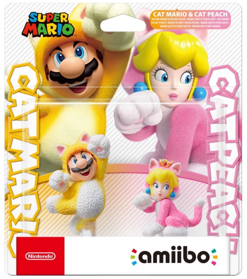 Amiibo Cat Mario & Cat Peach