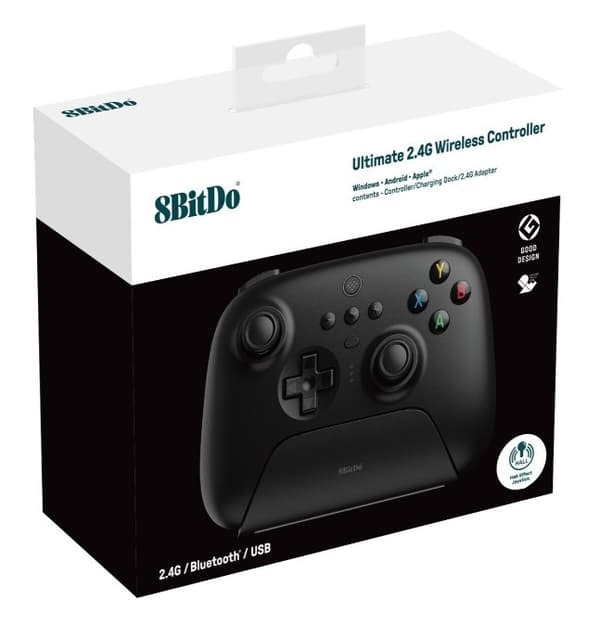 8BitDo Ultimate 2.4G Pad PC Hall Ed/Black
