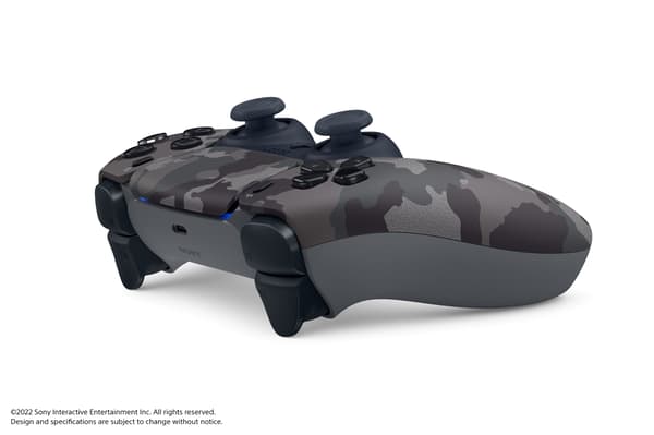 Playstation 5 DualSense Controller Grey Camouflage