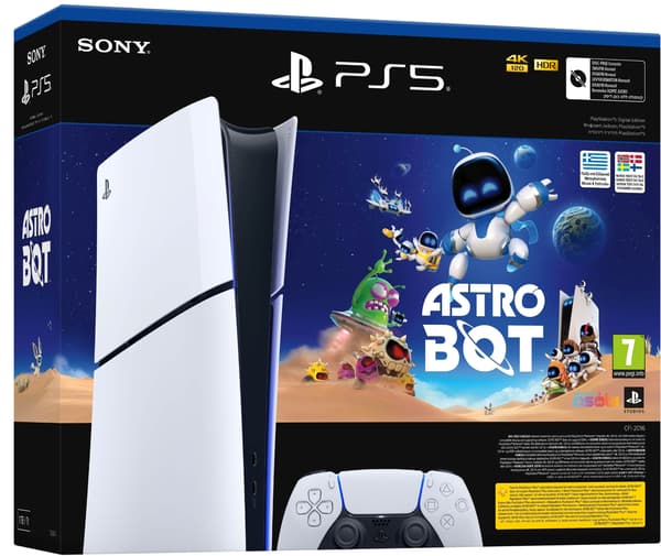 PlayStation 5 Slim Digital Edition Astro Bot Bundle (PS5)