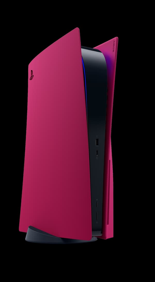 PS5 Console Covers - Cosmic Red