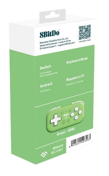 8BitDo Micro Bluetooth Gamepad Green