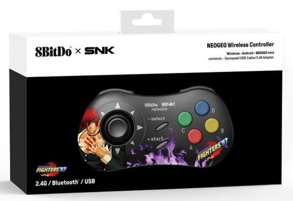 8BitDo NEOGEO Wireless Pad Iori Yagami