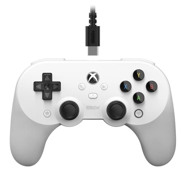 8BitDo Pro 2 Wired Xbox Gamepad White