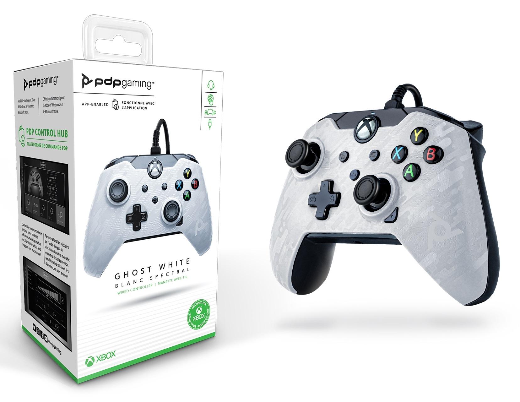 PDP Gaming Wired Controller - Ghost White