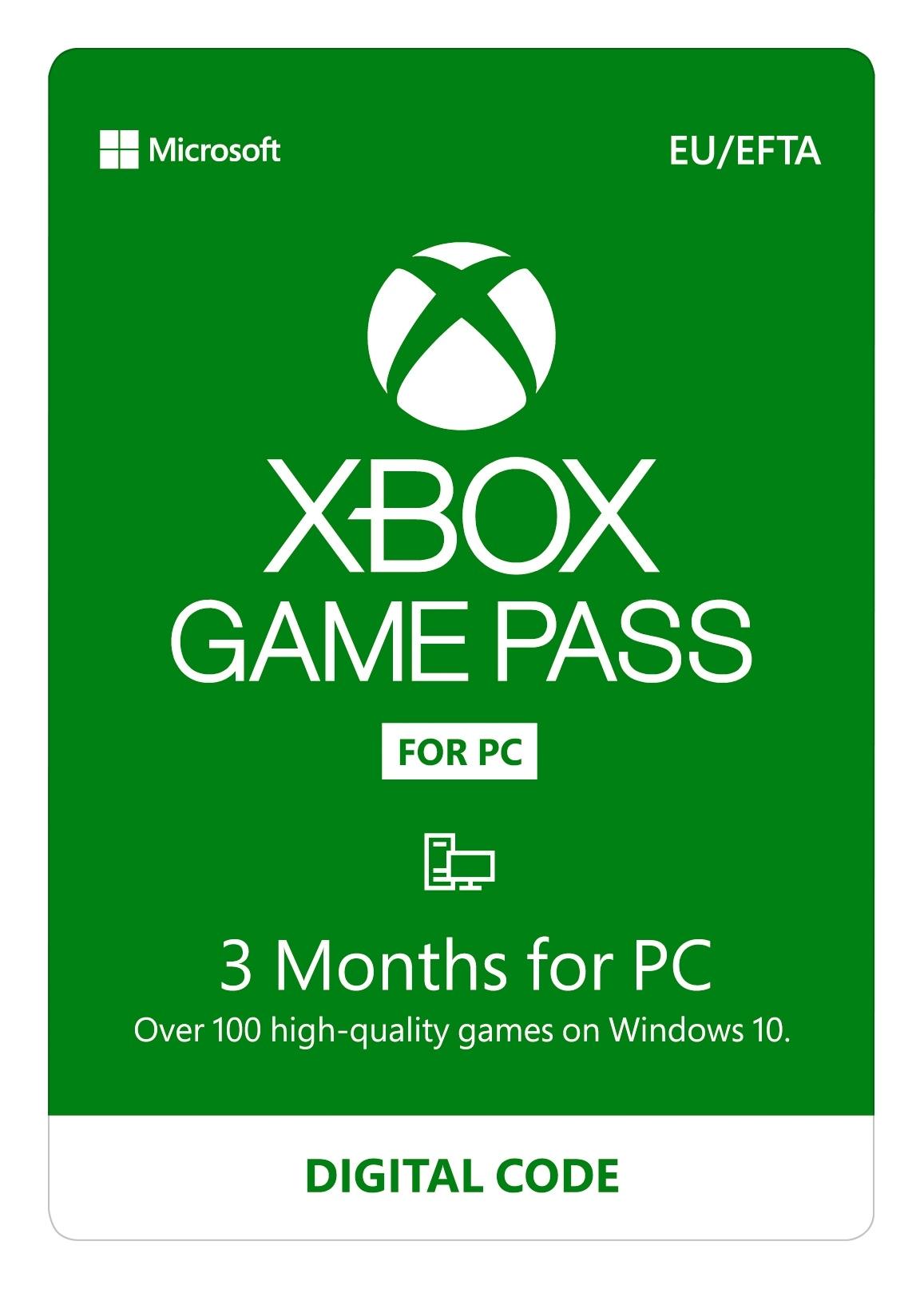 Xbox Game Pass for PC - 3 Months Membership