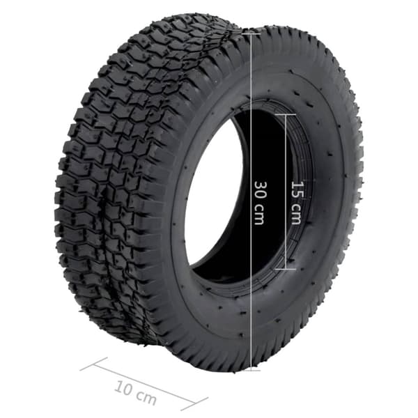 Däck till skottkärra 2 st 13x5.00-6 4PR gummi