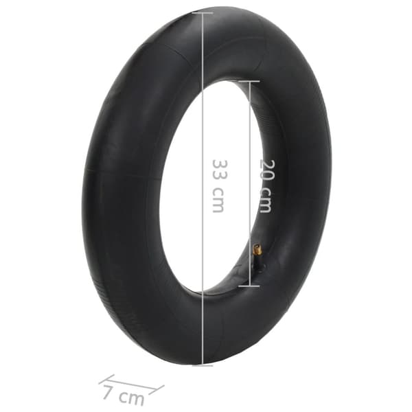 vidaXL Kottikärryn sisäkumit 2 kpl 3.50-8/16x4/4.00-8/400x100 kumi -  Kottikärryn osat