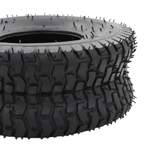 The Living Store trillebørsdæk 2 stk. 15 x 6.00-6 4PR gummi -  Trillebør – dele