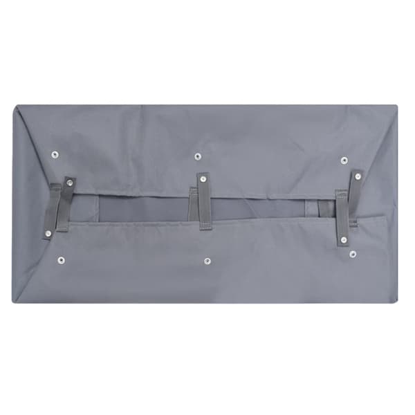 Innerfoder till trädgårdsvagn mörkgrå 81x41x21 cm tyg