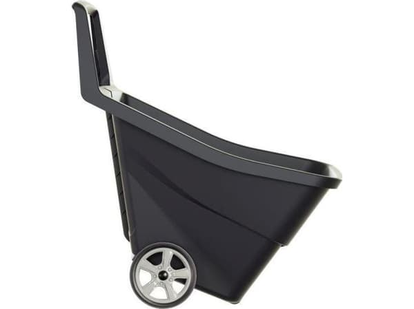 Prosperplast Load&go III, Manual wheelbarrow, 2 hjul, Fasta hjul, Plast, Svart, 95 l