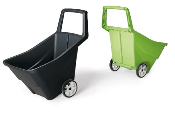Prosperplast Load&go III, Manual wheelbarrow, 2 hjul, Fasta hjul, Plast, Svart, 95 l