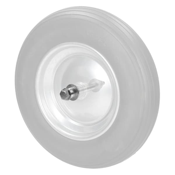 ECD Germany akseliin varten Schubkarrenrad pyörän - 19,7mm x 128 - teräs - Hub leveys 75mm - korkit - Sackkarrenrad pyörät Bollerwagen