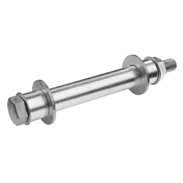 ECD Germany akseliin varten Schubkarrenrad pyörän - 19,7mm x 128 - teräs - Hub leveys 75mm - korkit - Sackkarrenrad pyörät Bollerwagen