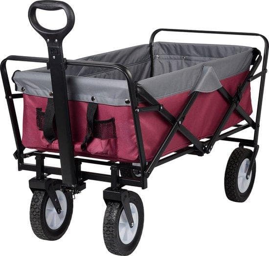 Bolderkar - Tuinkar med Inner Sail - Beach Truck - Transport Car - Tower Trailer - Trekkar - Max 80kg - Purple
