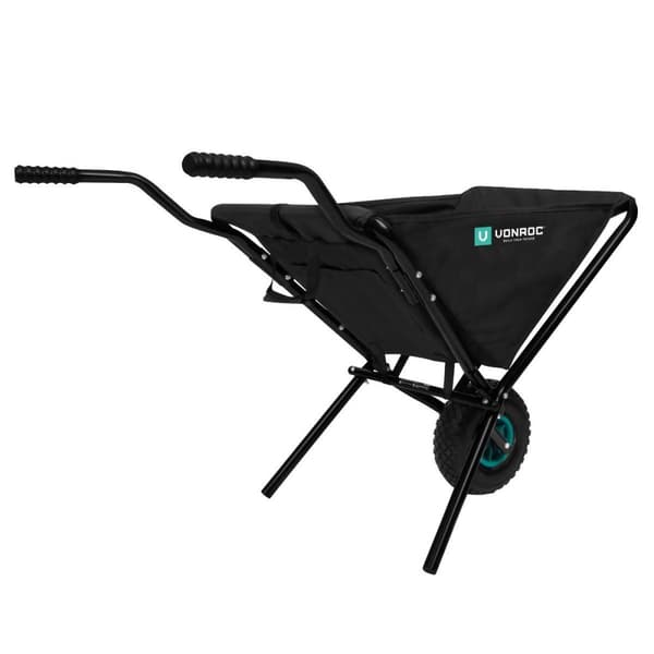 VONROC Trillebør - 50 liter | Sammenklappelig | Bæreevne 30kg.