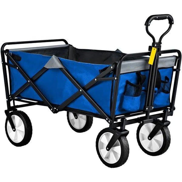 Mångsidig all-terräng hopfällbar vagn,stort utrymme,80kg last,genomtänkt design