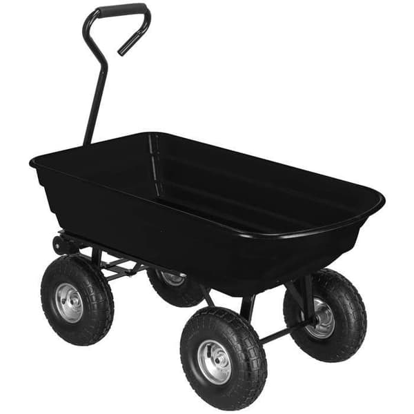 Tipping Garden Cart - SPRINGOS - Maxbelastning 250 Kg - Grön