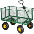 Miniatyrbild 1 av 4: Fällbar transportvagn 4 hjul + avtagbar presenning Max. 400kg - SPRINGOS