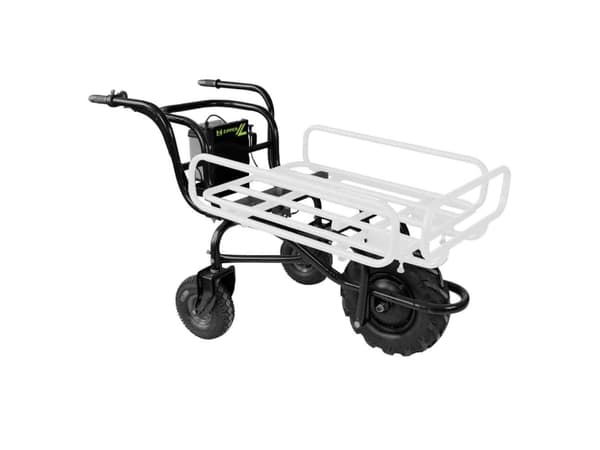 Zipper ZI-EWB150-100L, Electric garden cart, 3 hjul, Sort, Grønn, 100 l, 150 kg, 48,5 kg