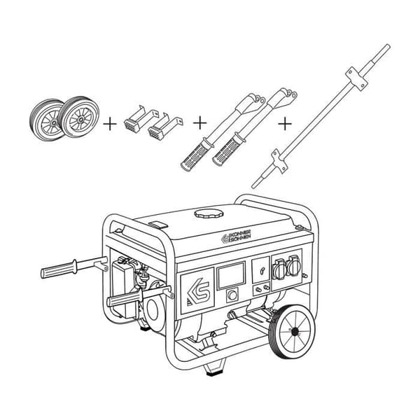 Konner &amp; Sohnen Skottkärra kit KS 10 KIT