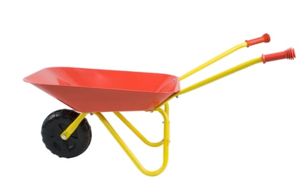 SPRING SUMMER Wheel Barrow Red